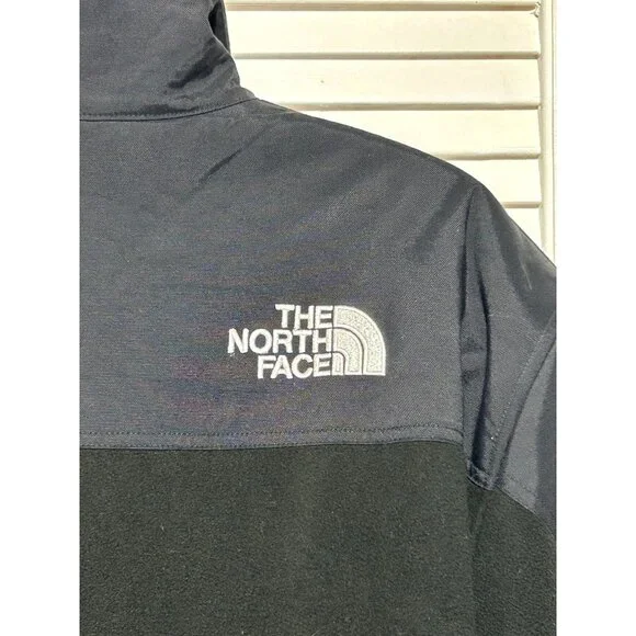 The North Face Men's Black Grey Salinas Mixed Media Jacket Fleece Size XXL 3037 - Picture 4 of 9